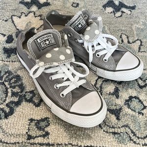 Converse All Star Grey with Polk-A-Dots